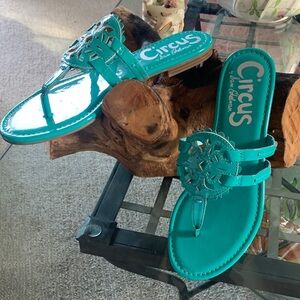 Circus by Sam Edelman Canyon Thong Sandals Teal Color Size 8.5
